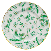 Ginori Oro Di Doccia Green Charger Plate - 12"